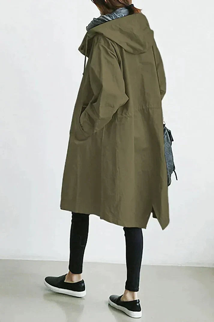 Anna Everyday Hooded Trench Coat