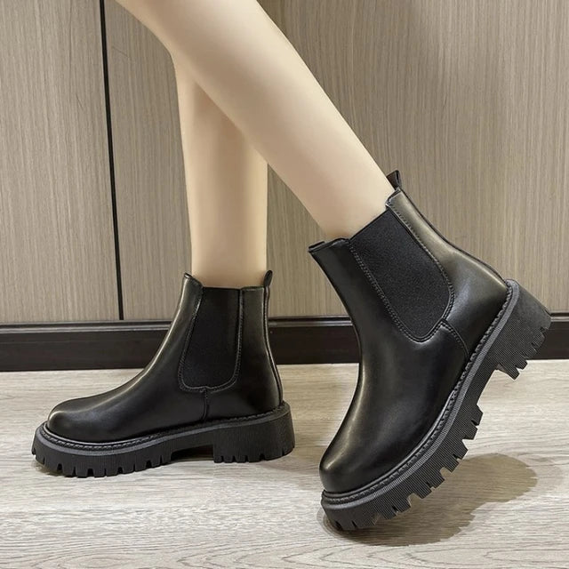 Harper Chunky Chelsea Boots