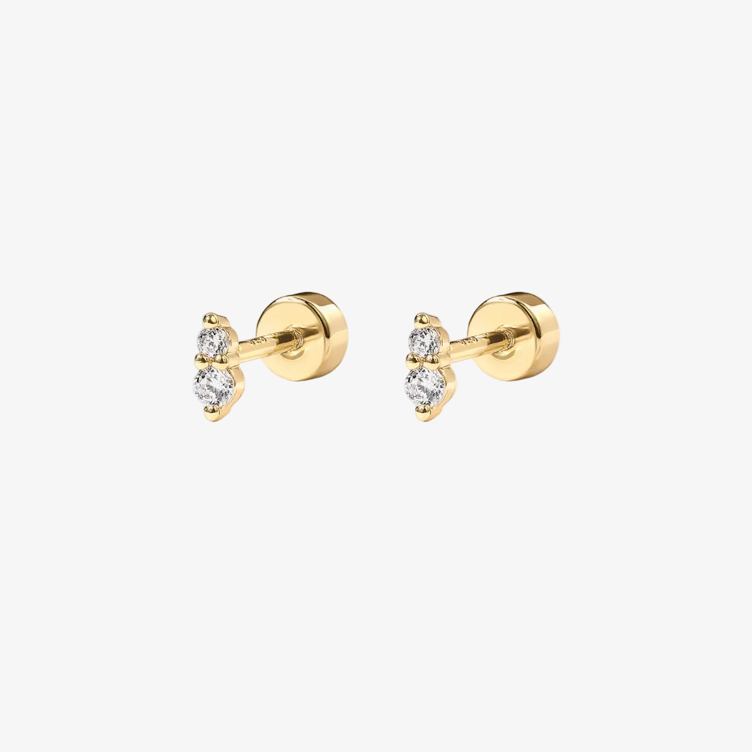 Tiny Crystal Flat Back Studs