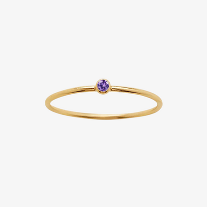 Birthstone Stacking Ring