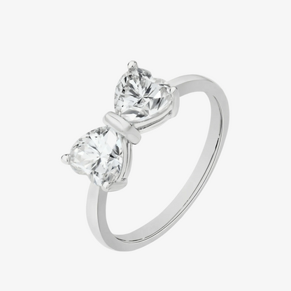 Bow Moissanite Statement Ring