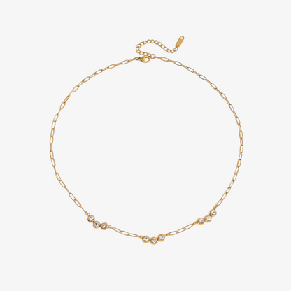 Diamond Clover Layered Necklace