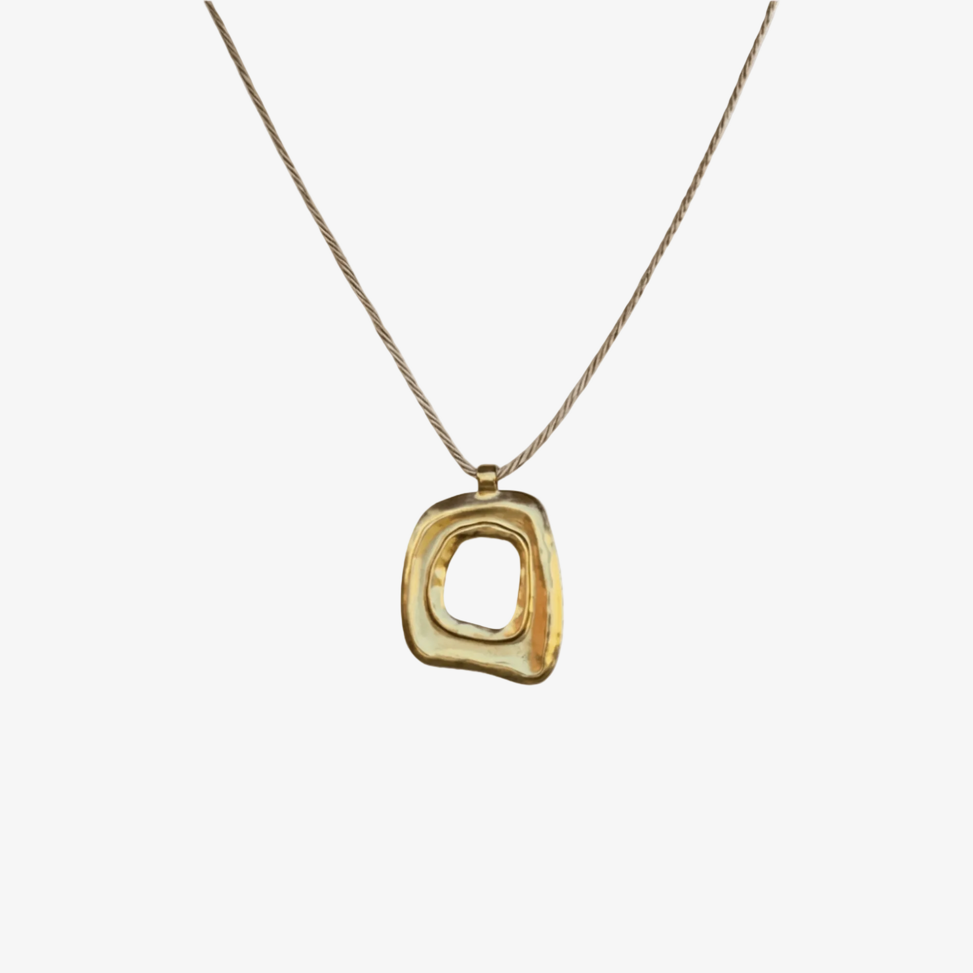 Molten Frame Statement Necklace