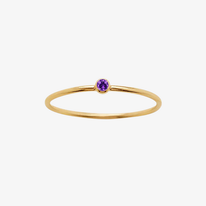 Birthstone Stacking Ring