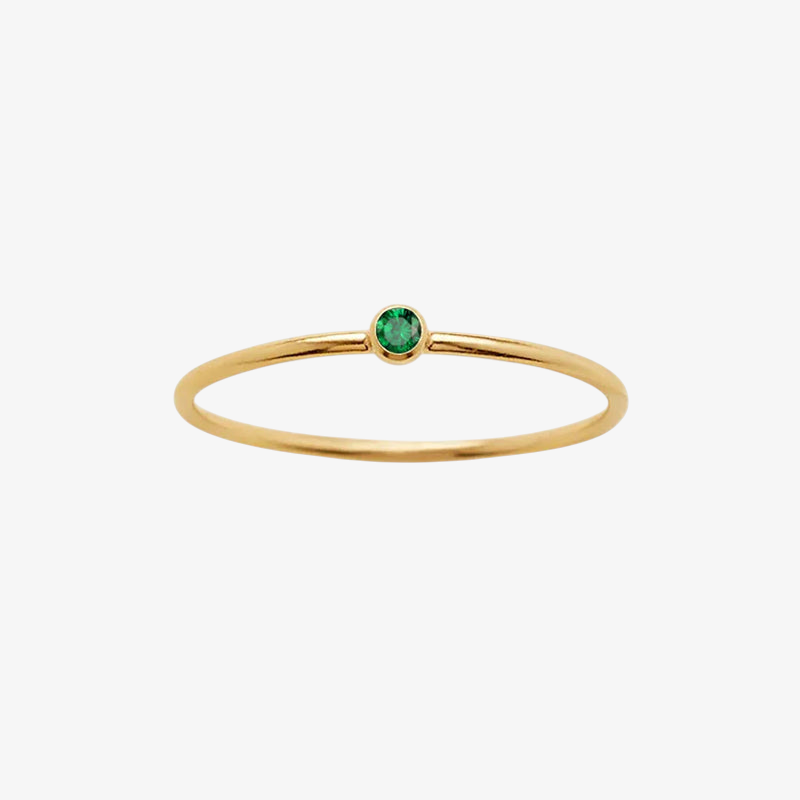 Birthstone Stacking Ring