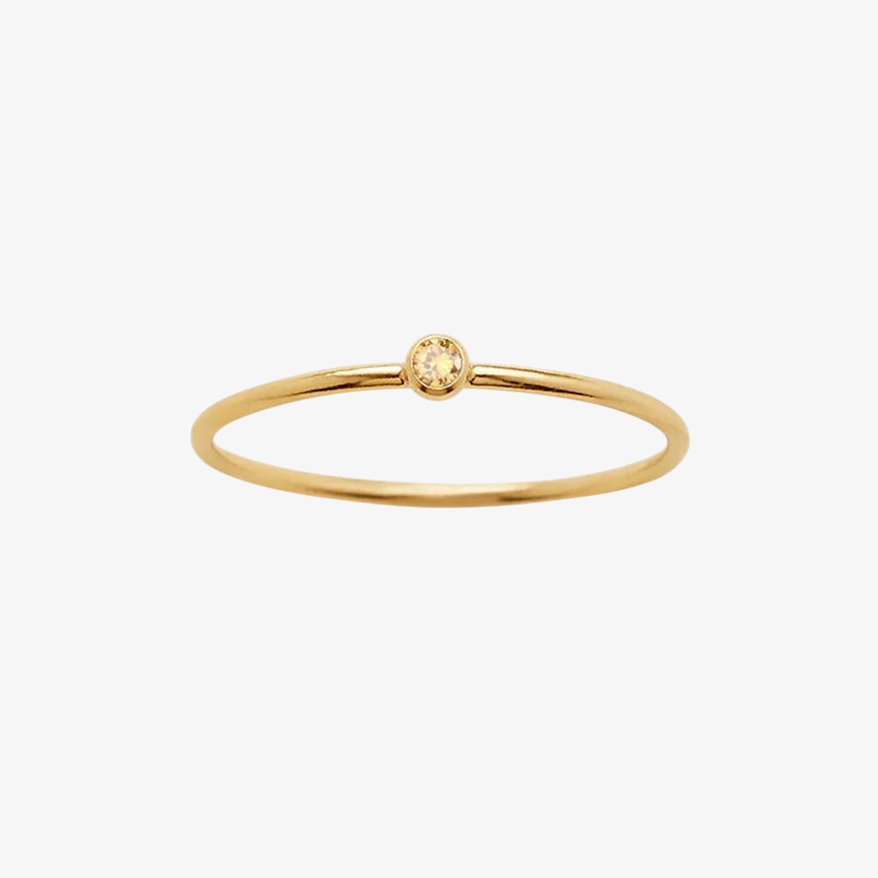 Birthstone Stacking Ring