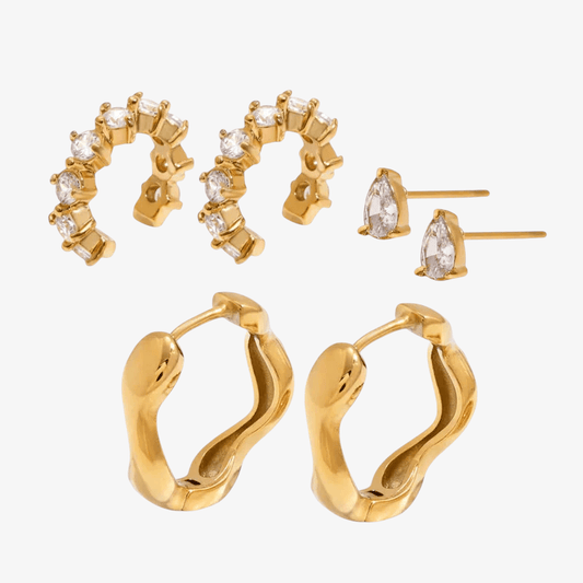Essential Gold Earring Set