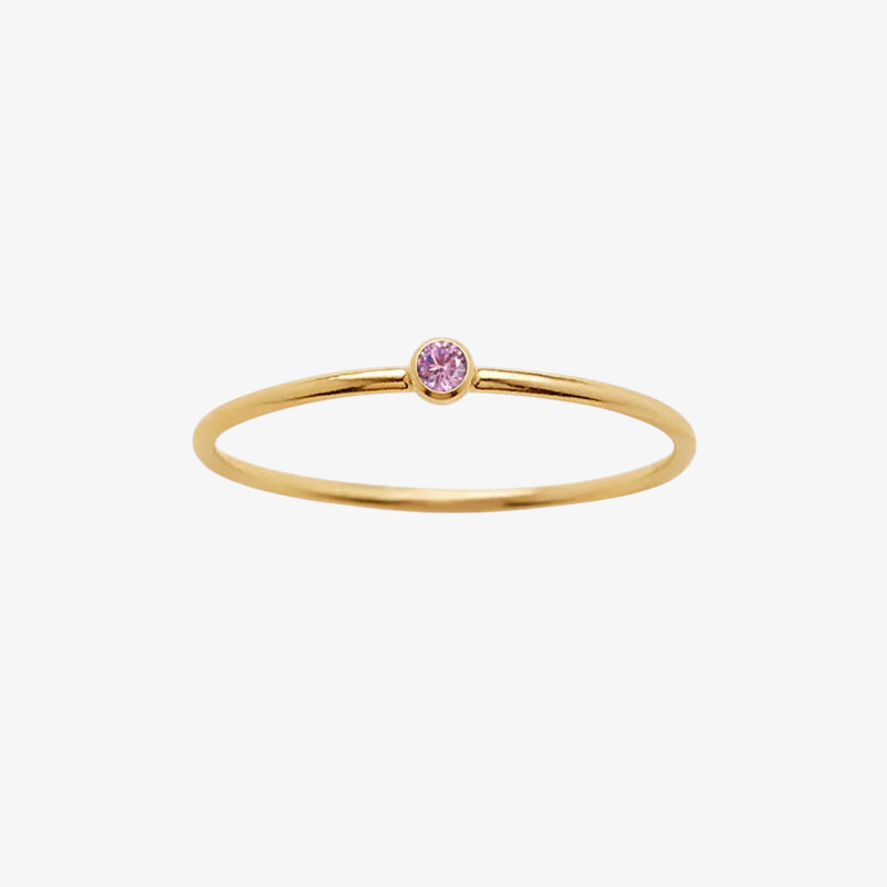 Birthstone Stacking Ring