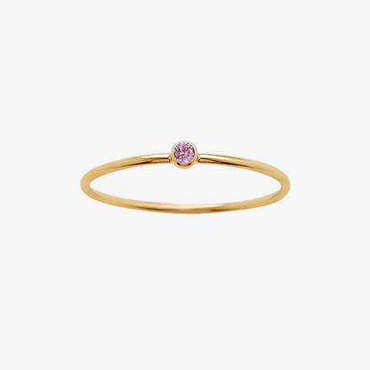 Birthstone Stacking Ring