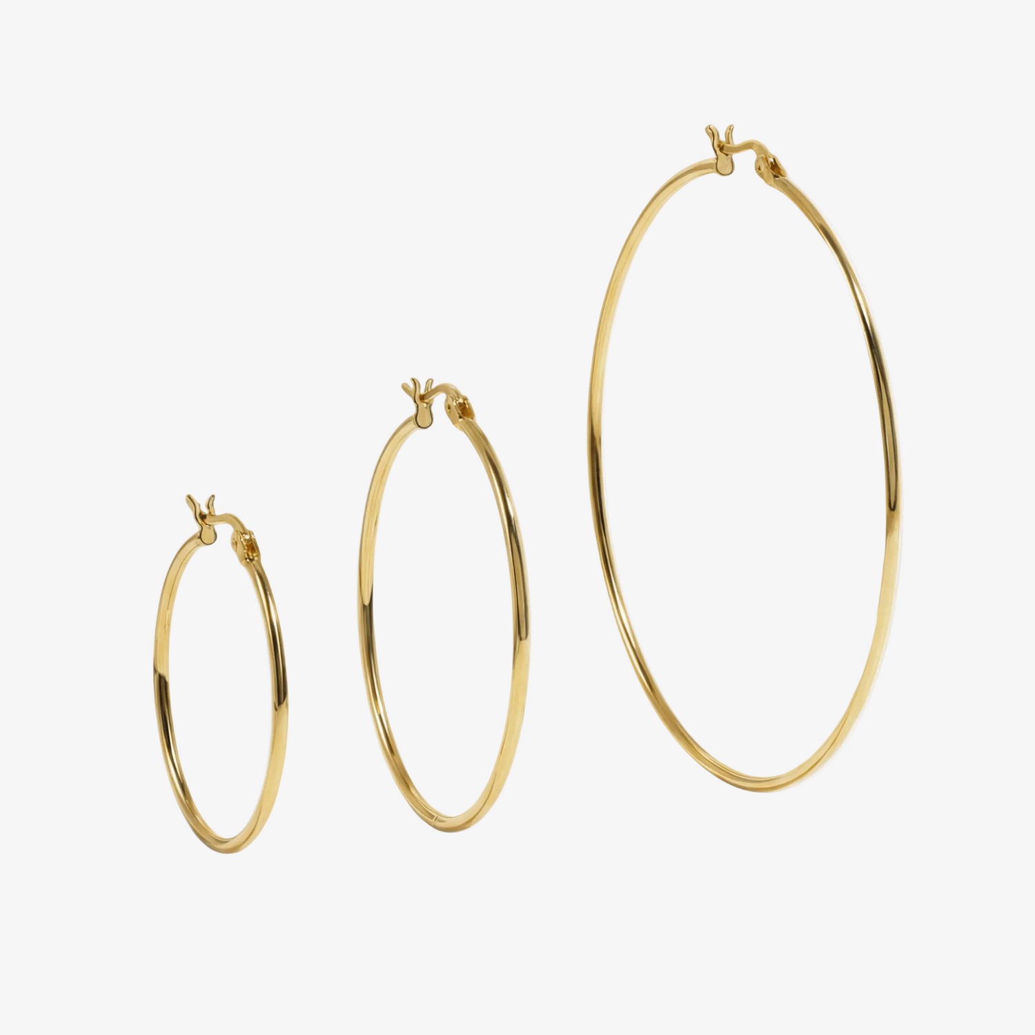 Classic Thin Hoop Earrings