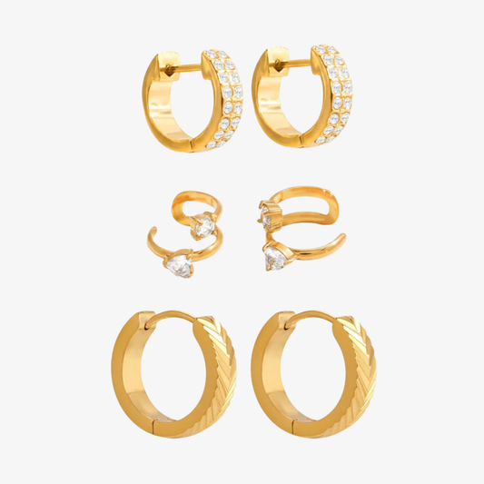 Essential Gold Earrings Bundle