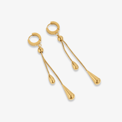 Droplet Lariat Adjustable Necklace & Earring