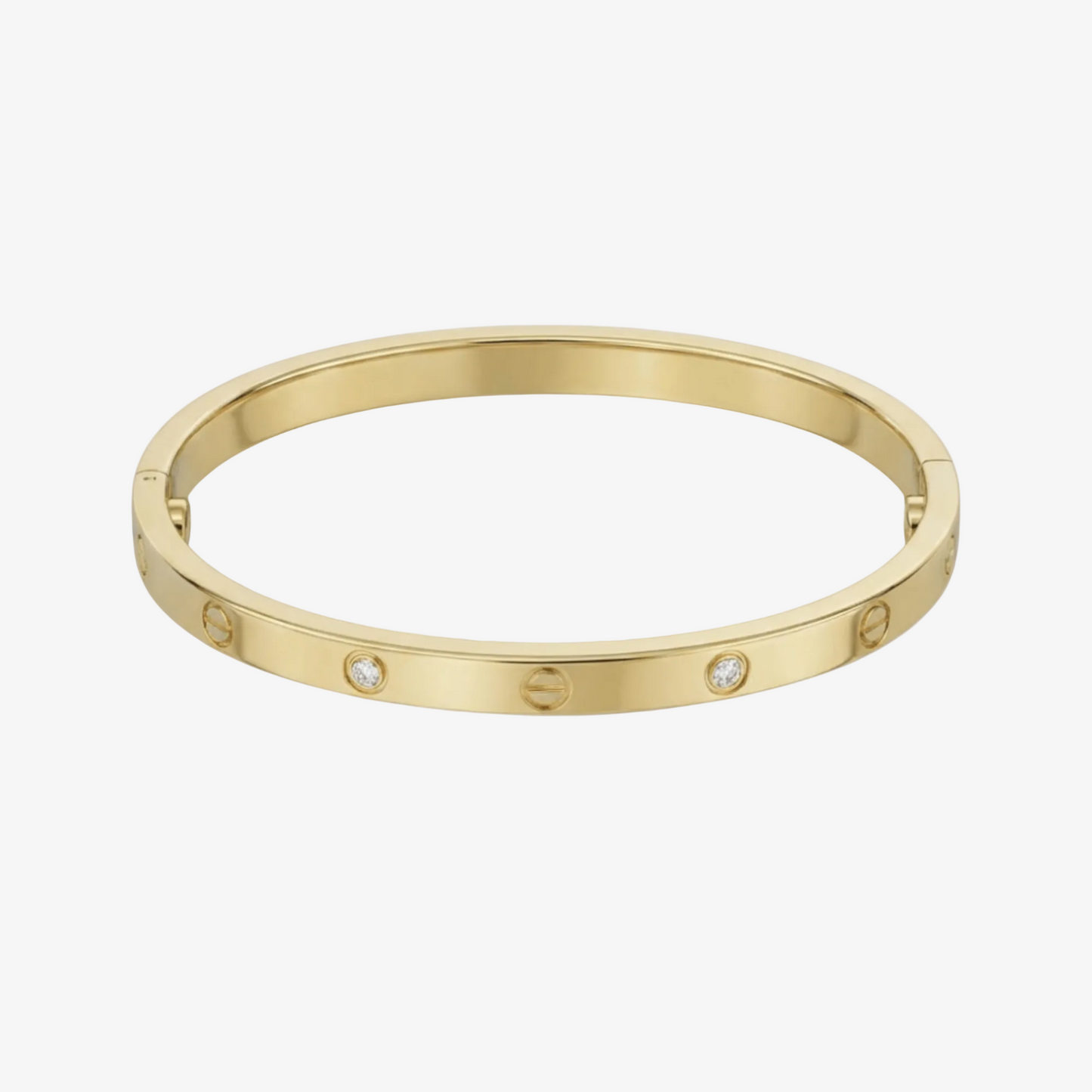 Thin Love Gold Bracelet