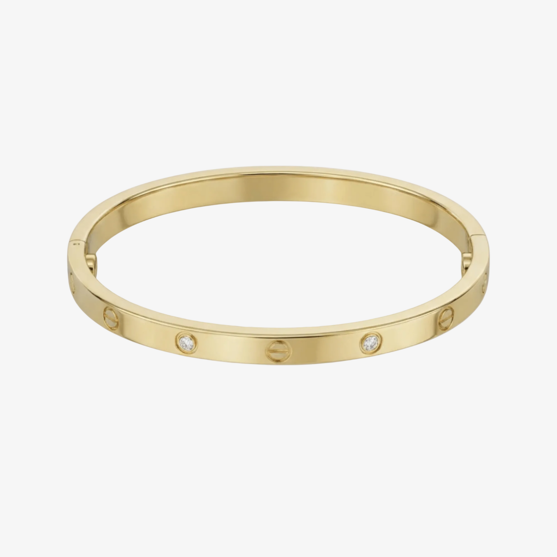 Thin Love Gold Bracelet