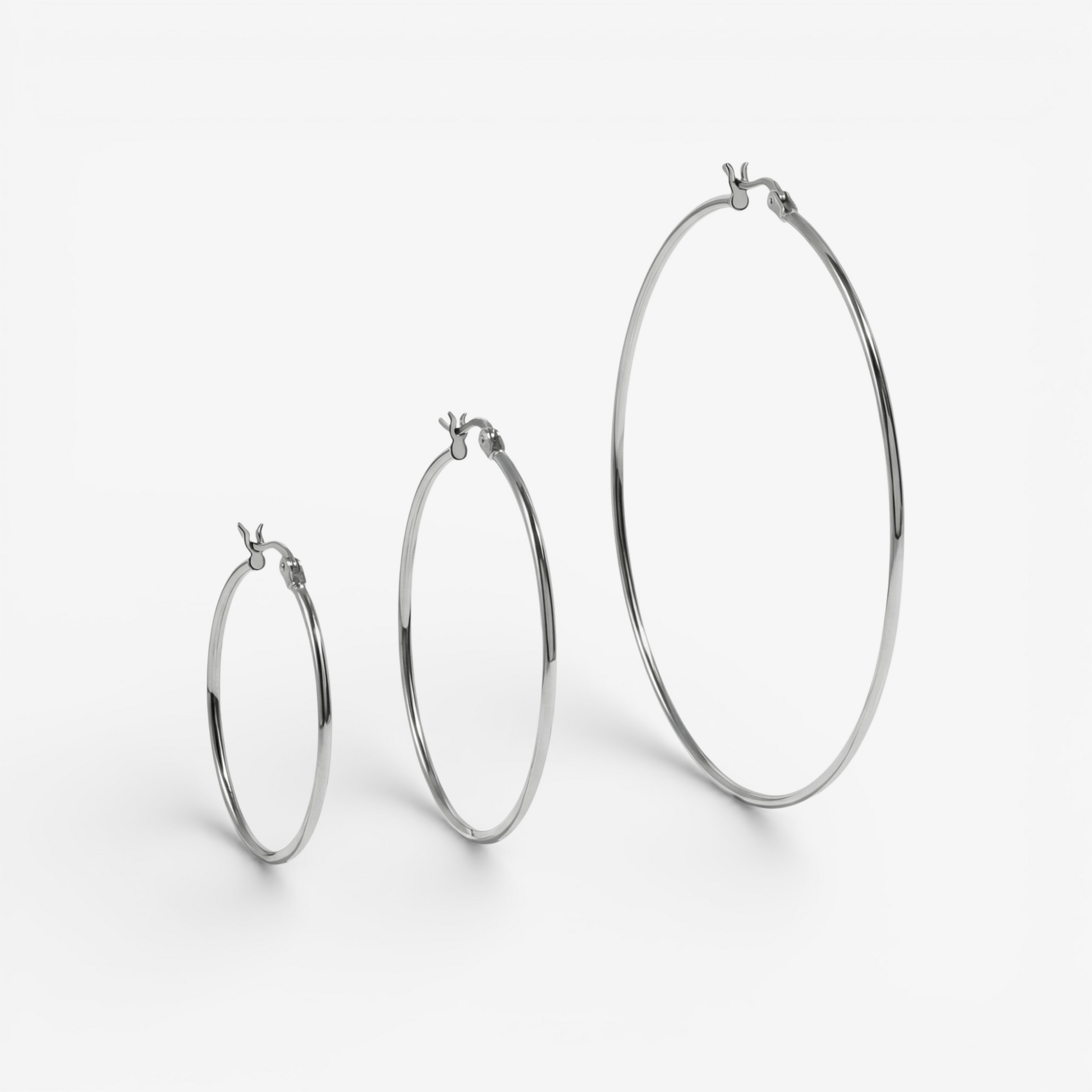 Classic Thin Hoop Earrings