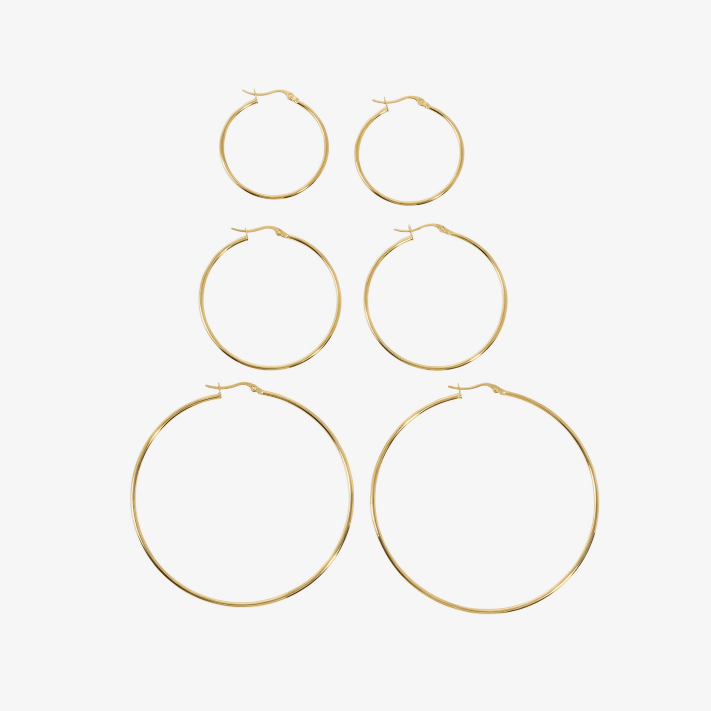 Classic Thin Hoop Earrings