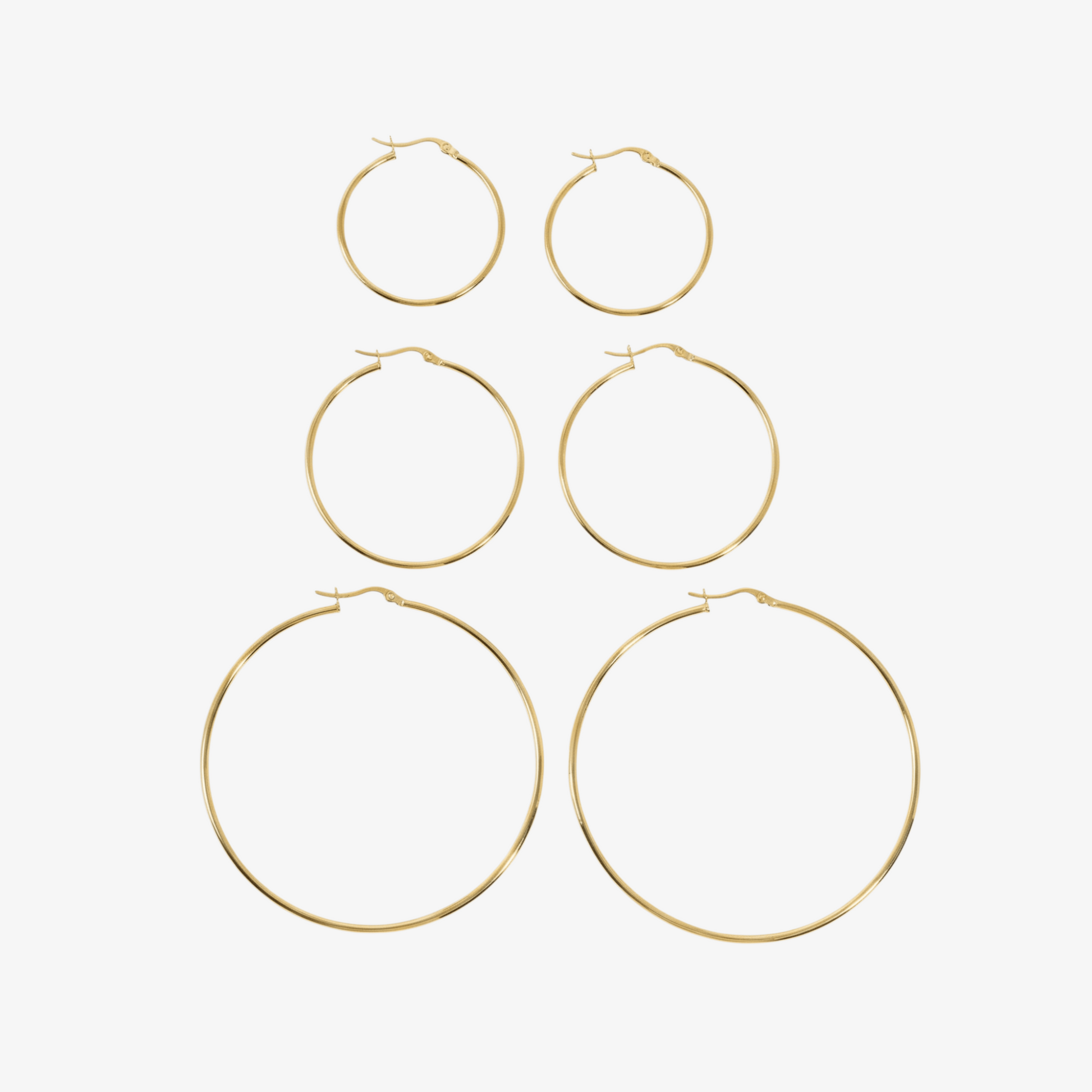 Classic Thin Hoop Earrings