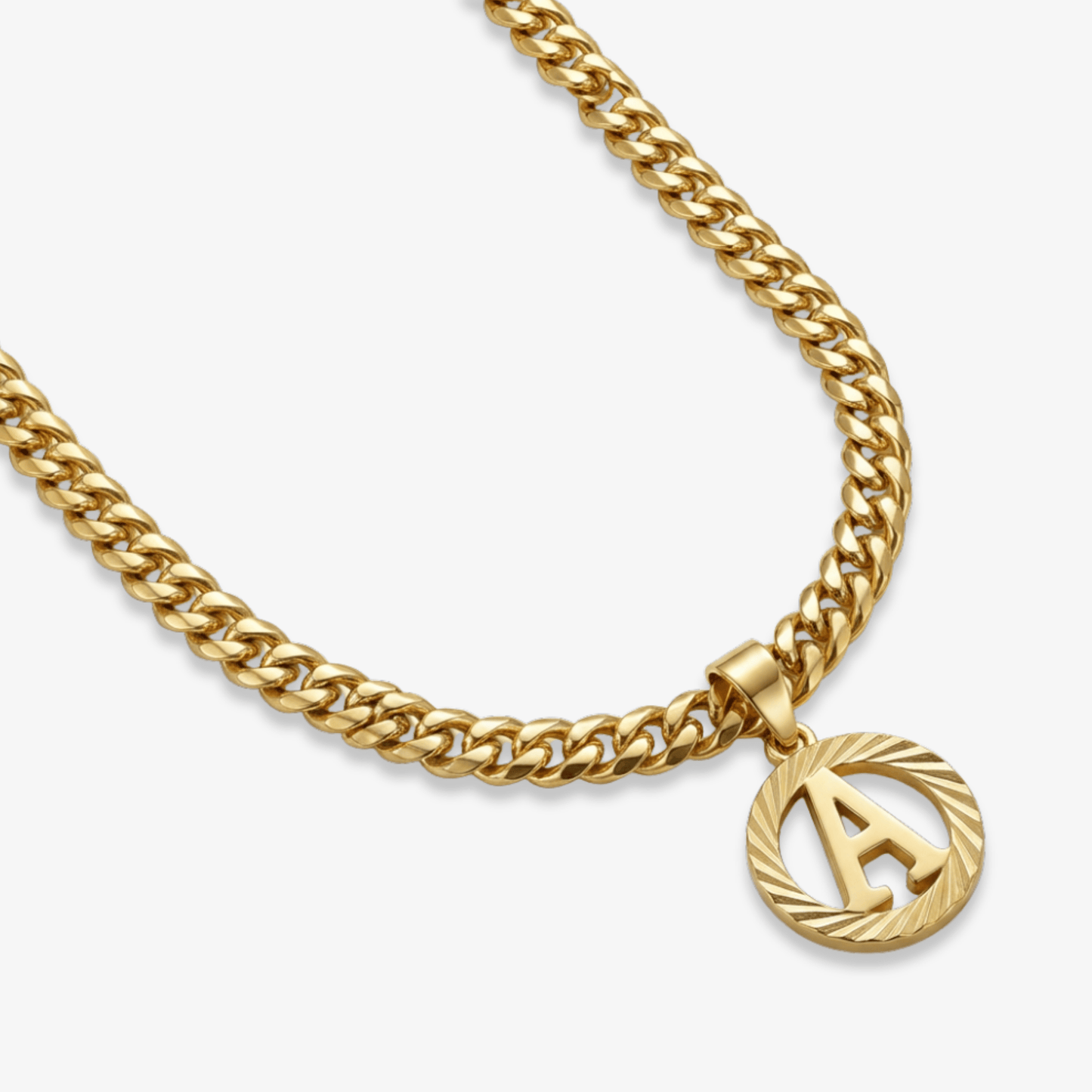 Signature Initial Letter Necklace