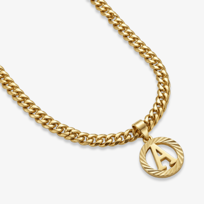 Signature Initial Letter Necklace