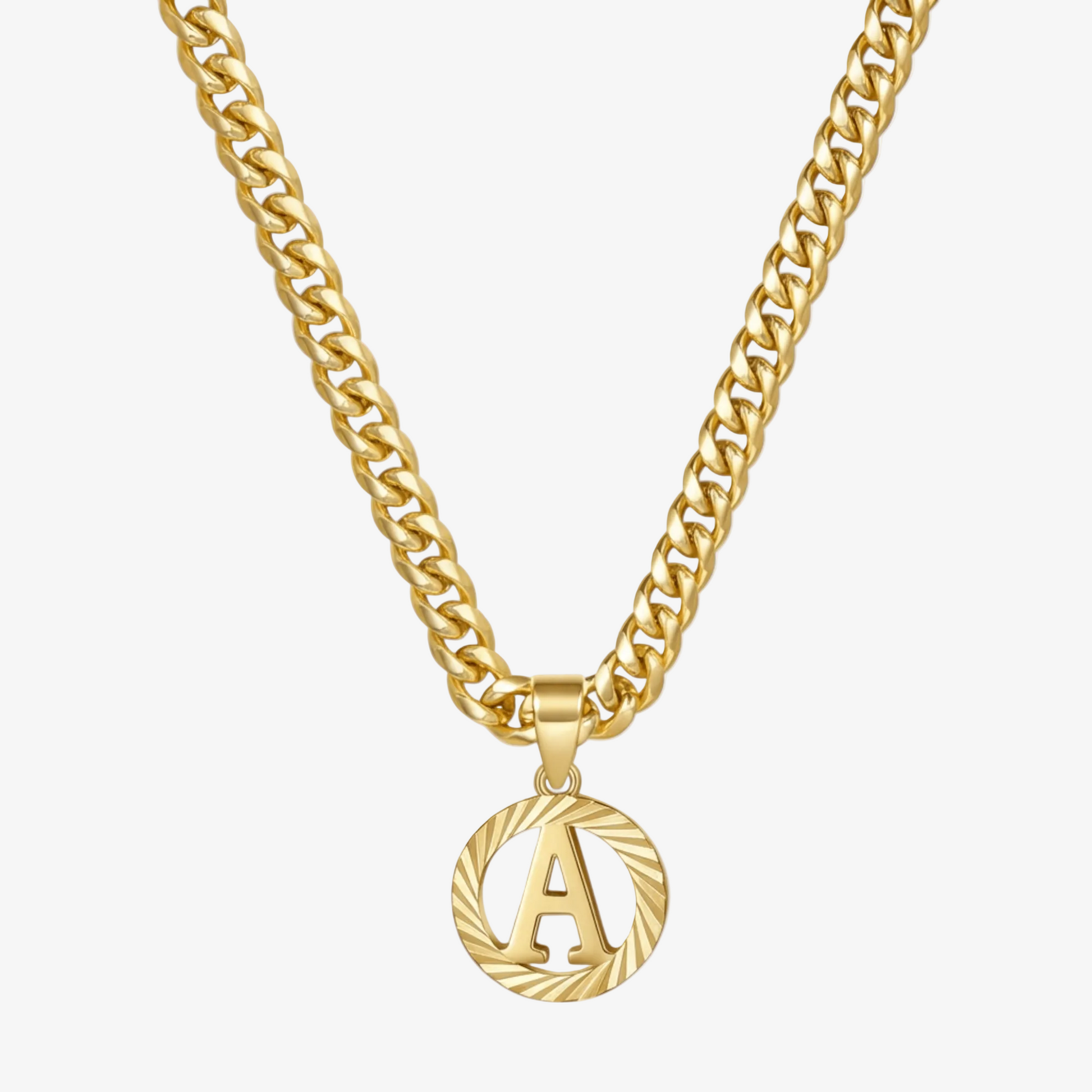 Signature Initial Letter Necklace