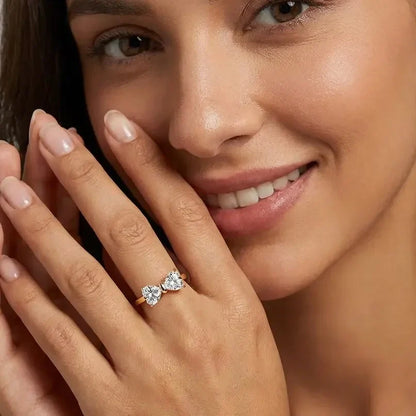 Bow Moissanite Statement Ring