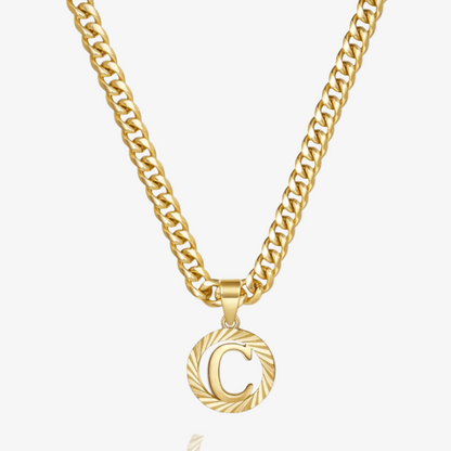 Signature Initial Letter Necklace