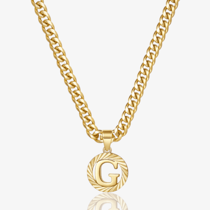 Signature Initial Letter Necklace