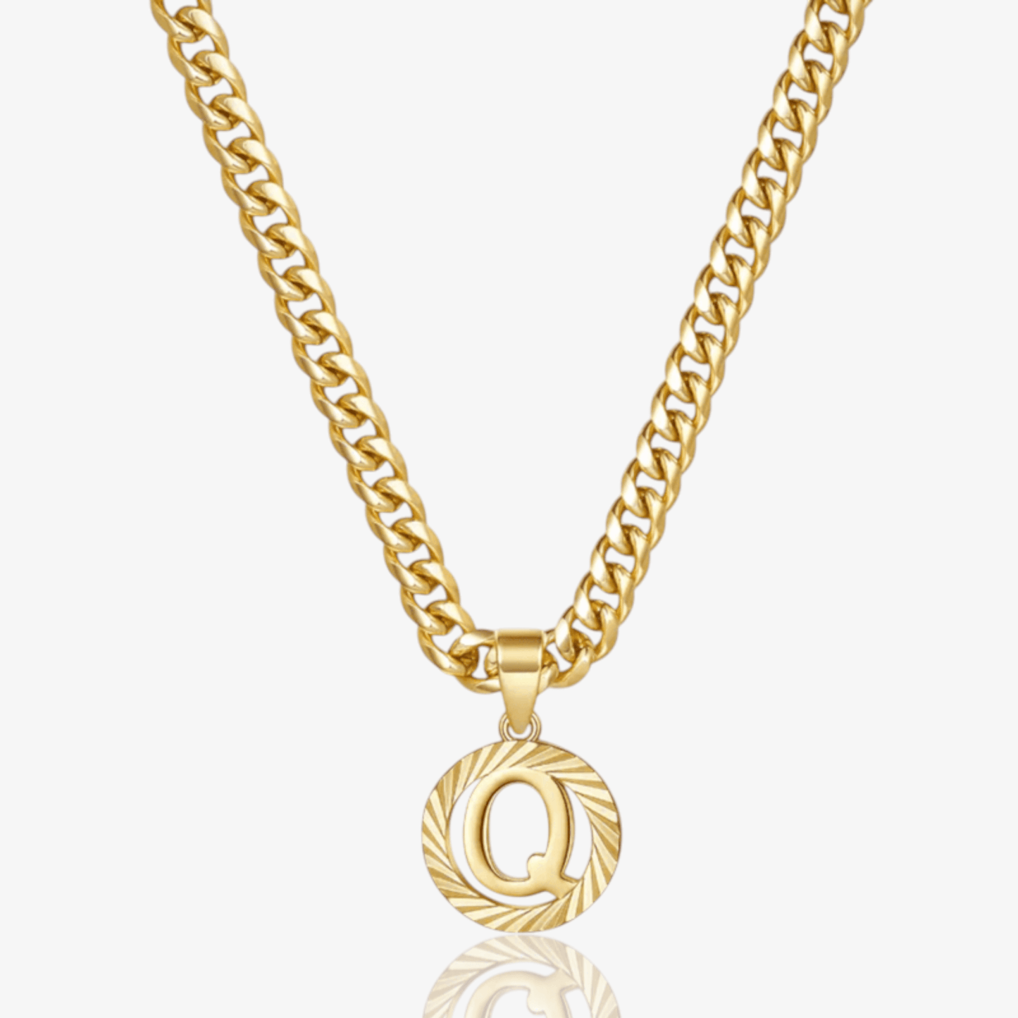 Signature Initial Letter Necklace