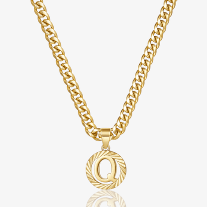 Signature Initial Letter Necklace
