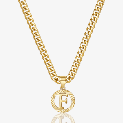 Signature Initial Letter Necklace