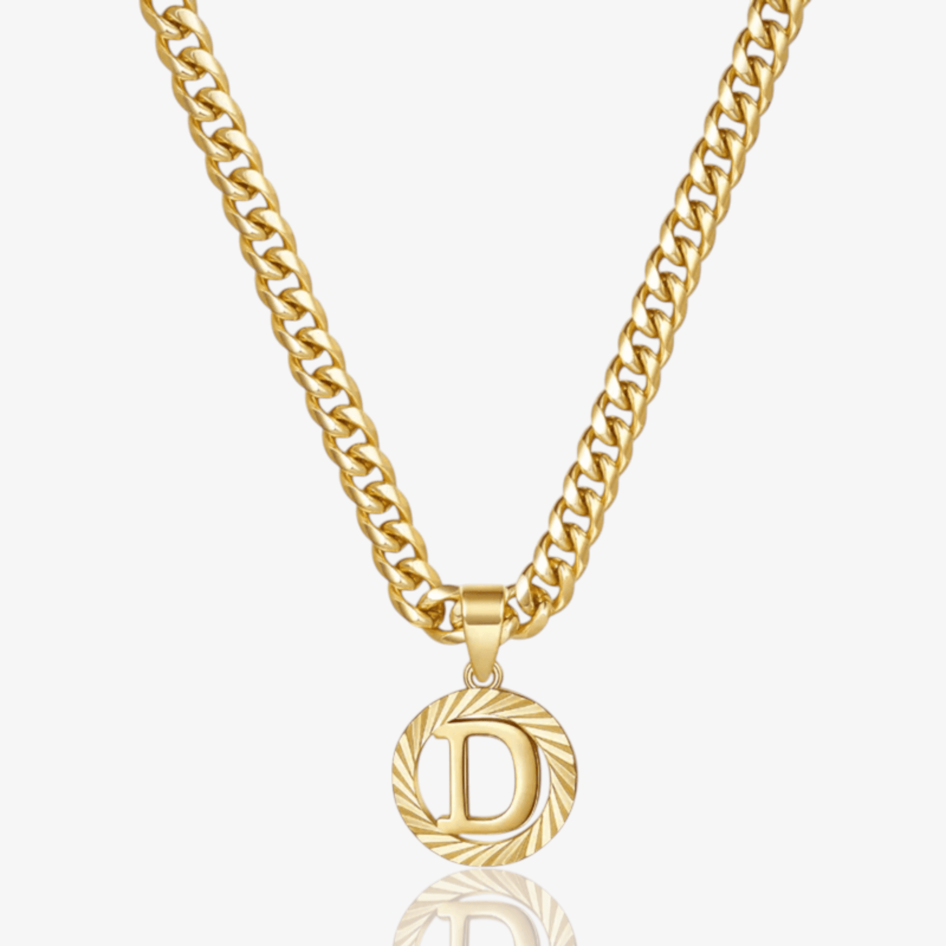 Signature Initial Letter Necklace