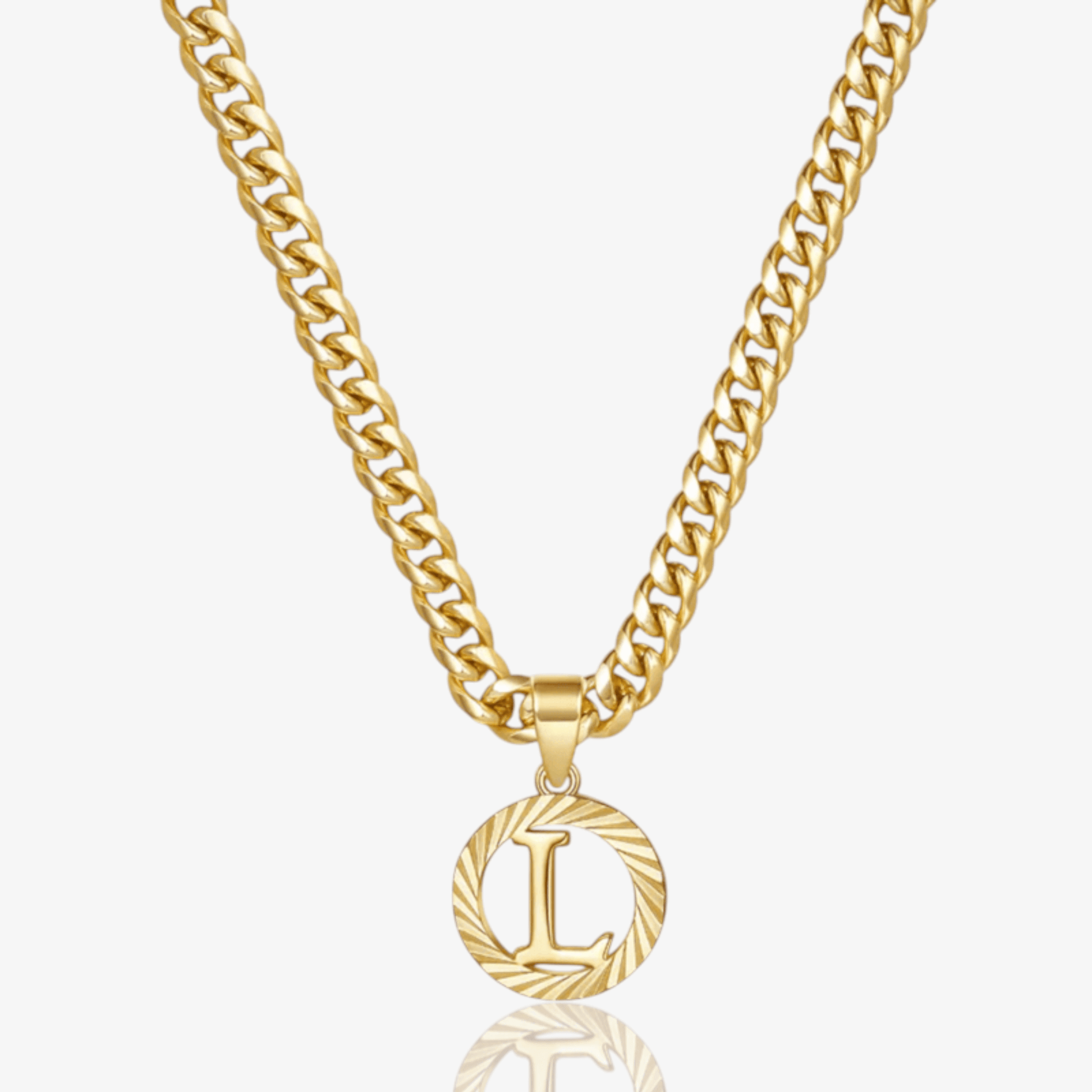 Signature Initial Letter Necklace