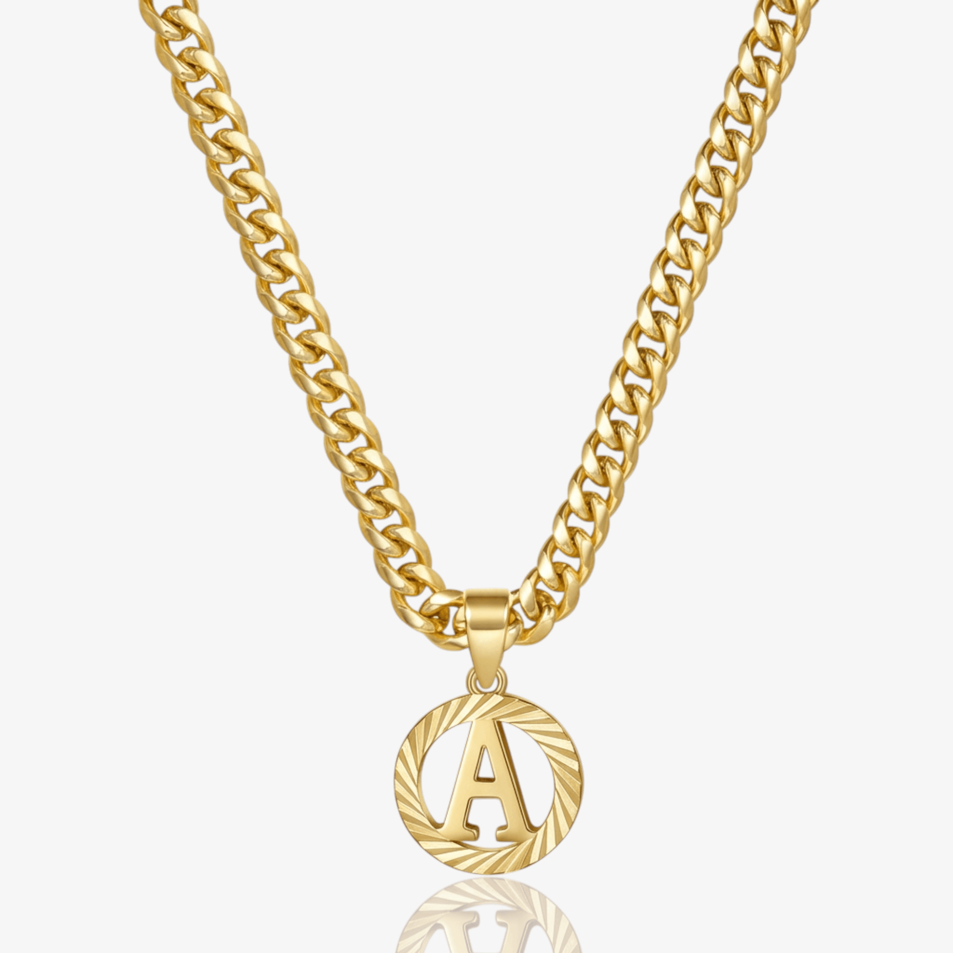 Signature Initial Letter Necklace