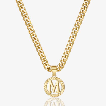 Signature Initial Letter Necklace