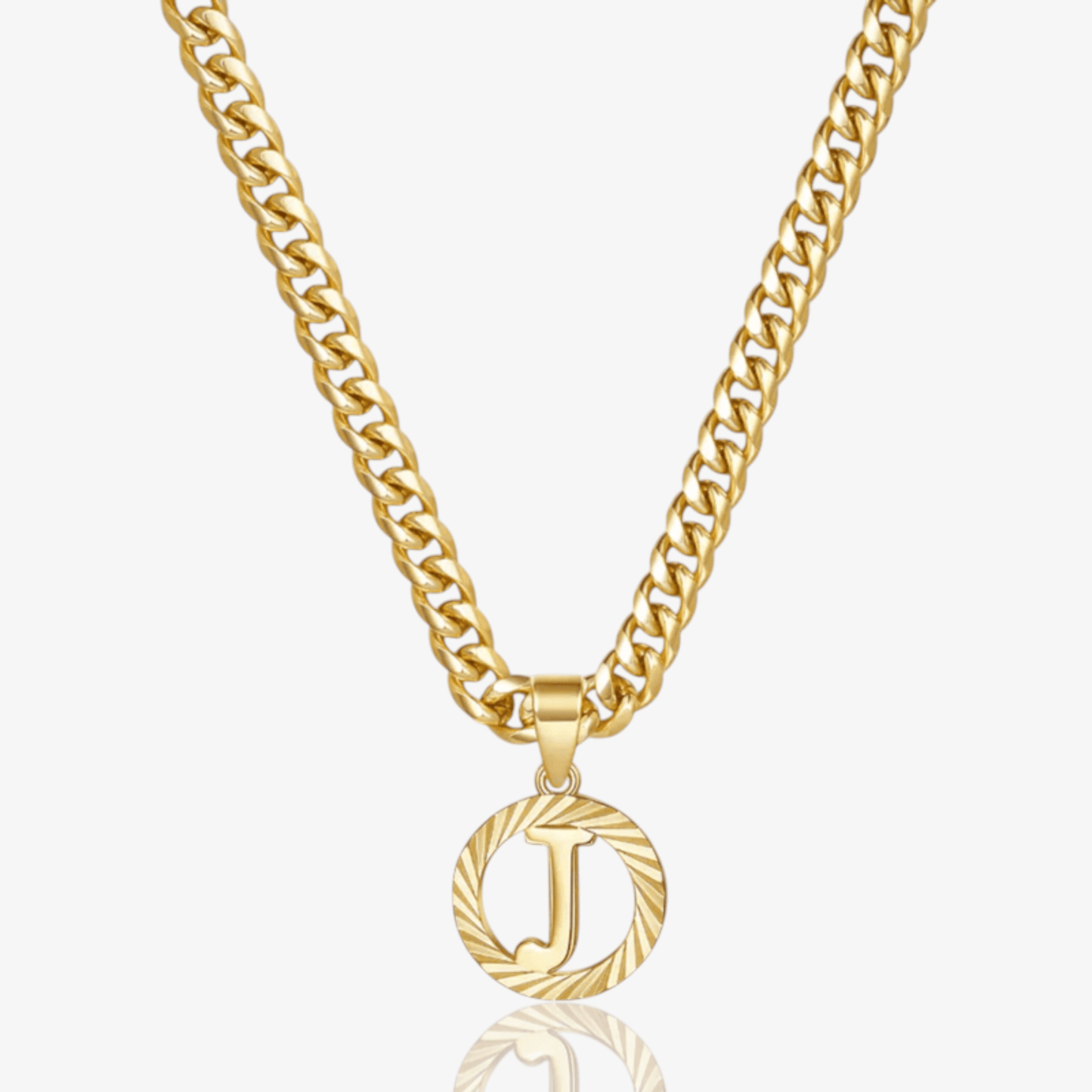 Signature Initial Letter Necklace