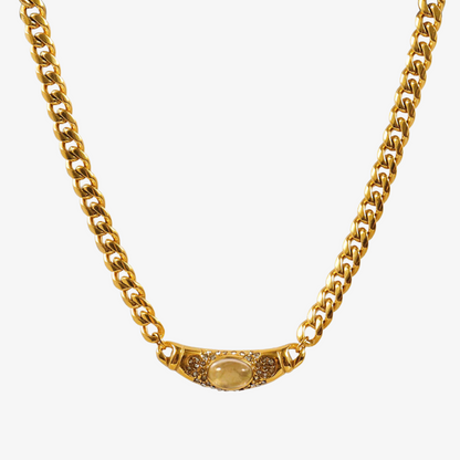 Lila Gemstone Necklace