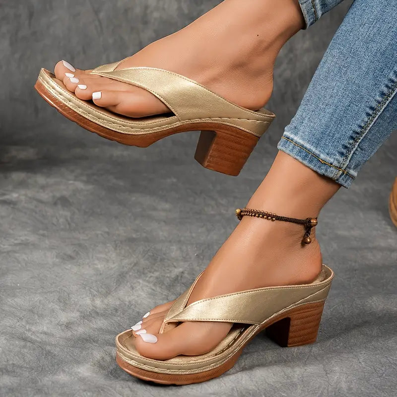 Abigail Comfort Heel Sandals