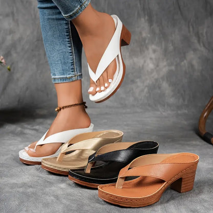 Abigail Comfort Heel Sandals