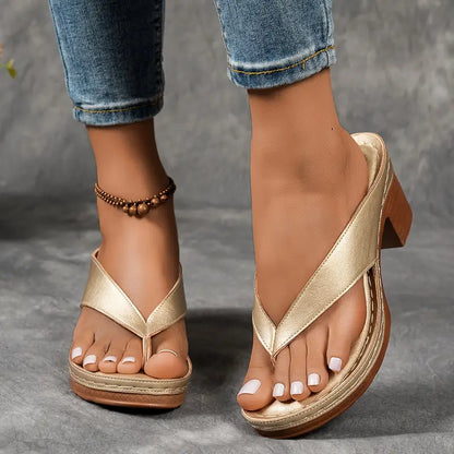 Abigail Comfort Heel Sandals