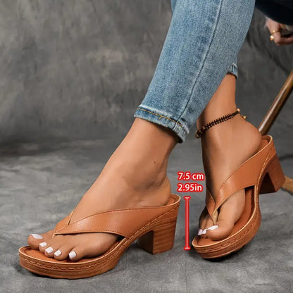 Abigail Comfort Heel Sandals