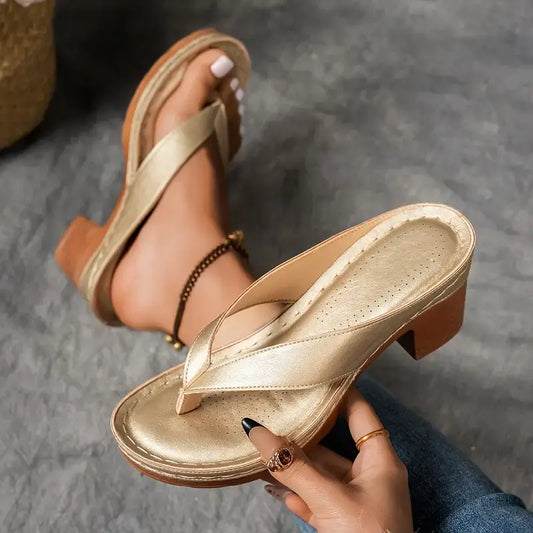 Abigail Comfort Heel Sandals