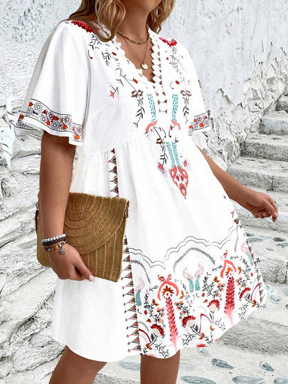 Alina Breezy Plus Size Midi Dress