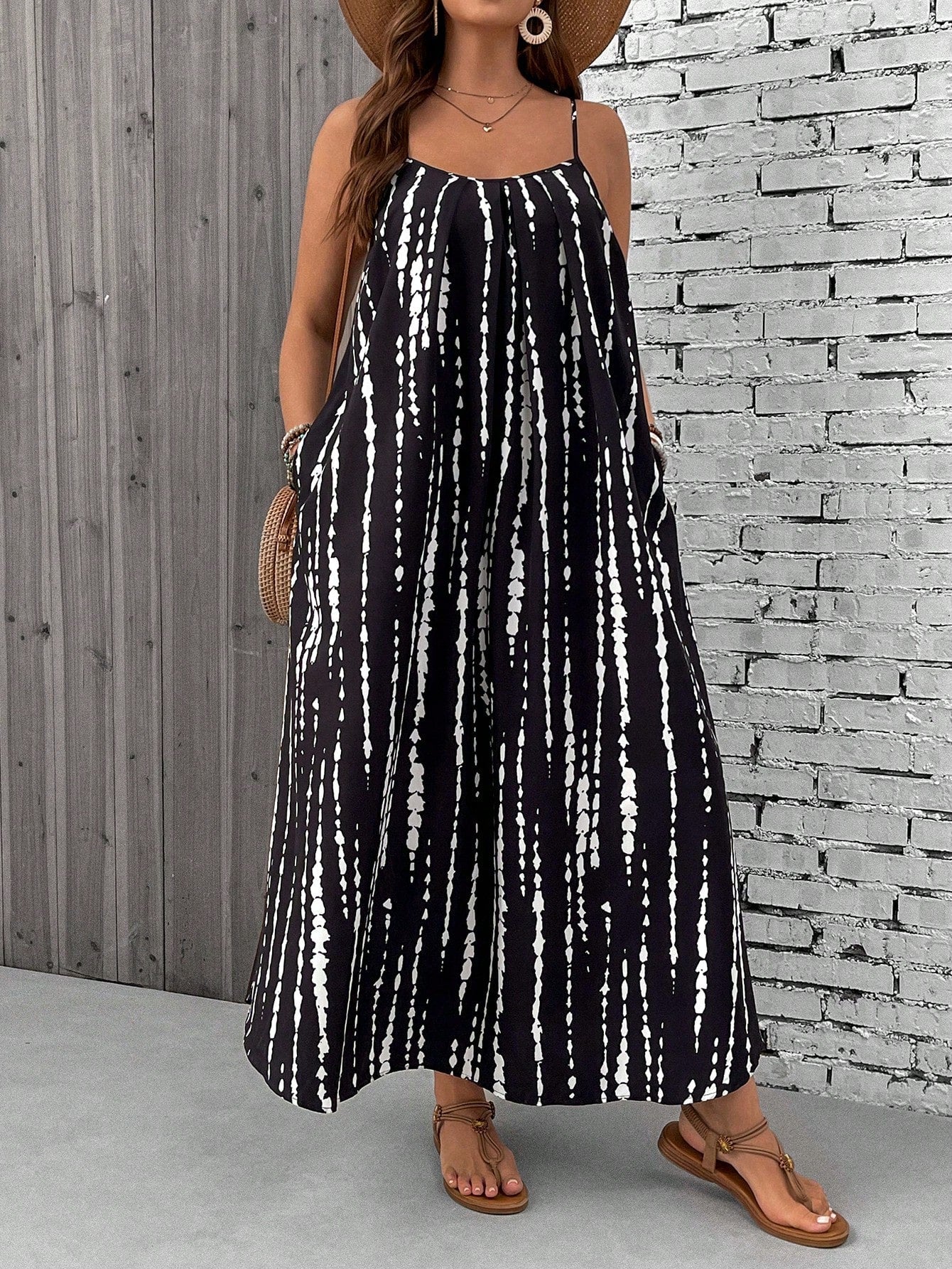 Alina Plus Size Boho Maxi Dress