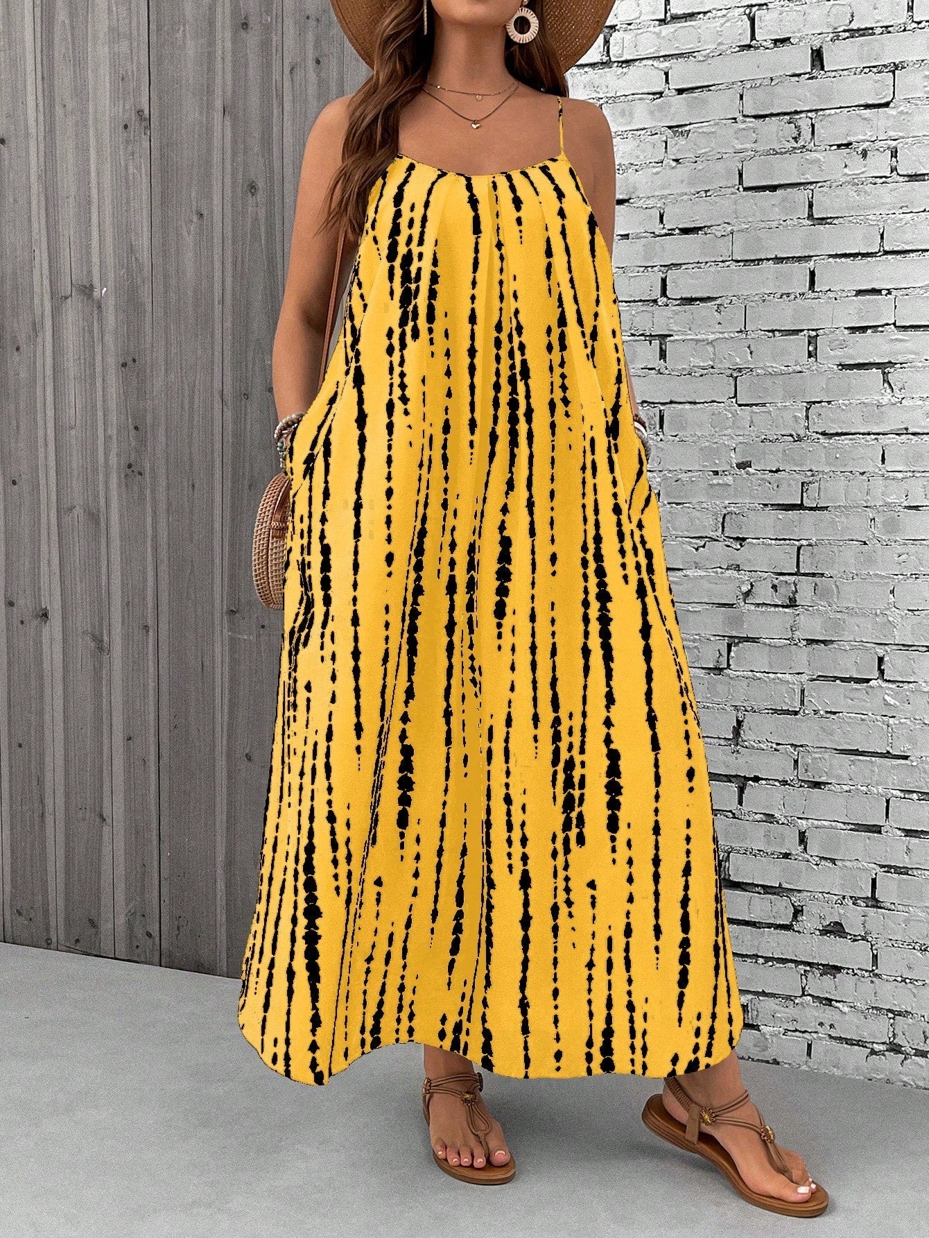 Alina Plus Size Boho Maxi Dress