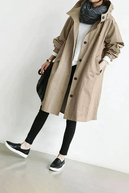 Anna Everyday Hooded Trench Coat