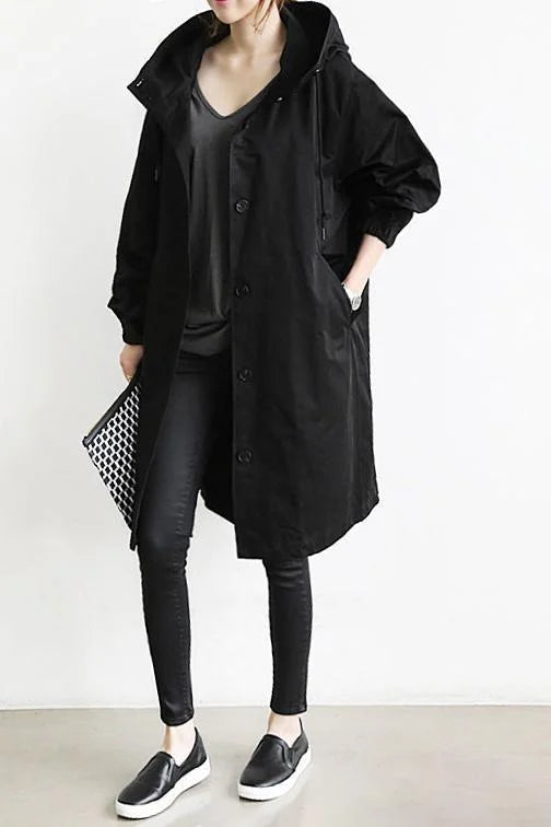 Anna Everyday Hooded Trench Coat