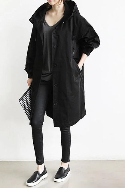 Anna Everyday Hooded Trench Coat
