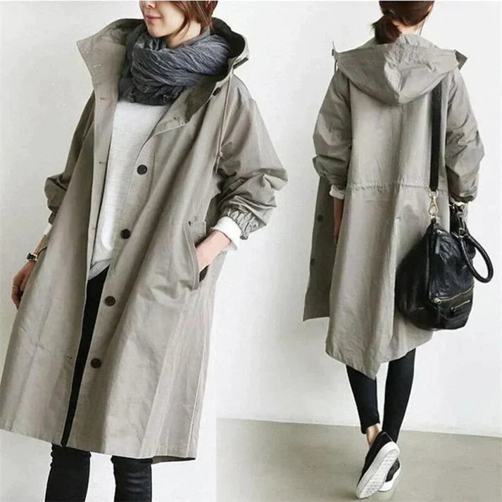 Anna Everyday Hooded Trench Coat