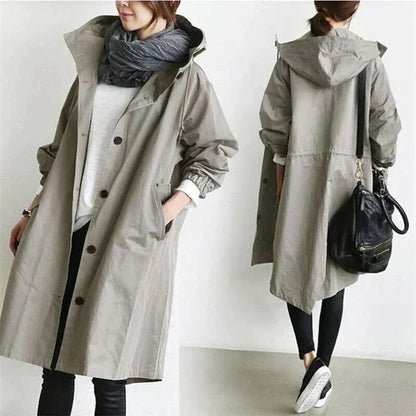 Anna Everyday Hooded Trench Coat