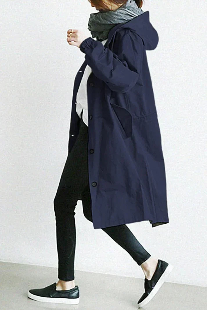 Anna Everyday Hooded Trench Coat